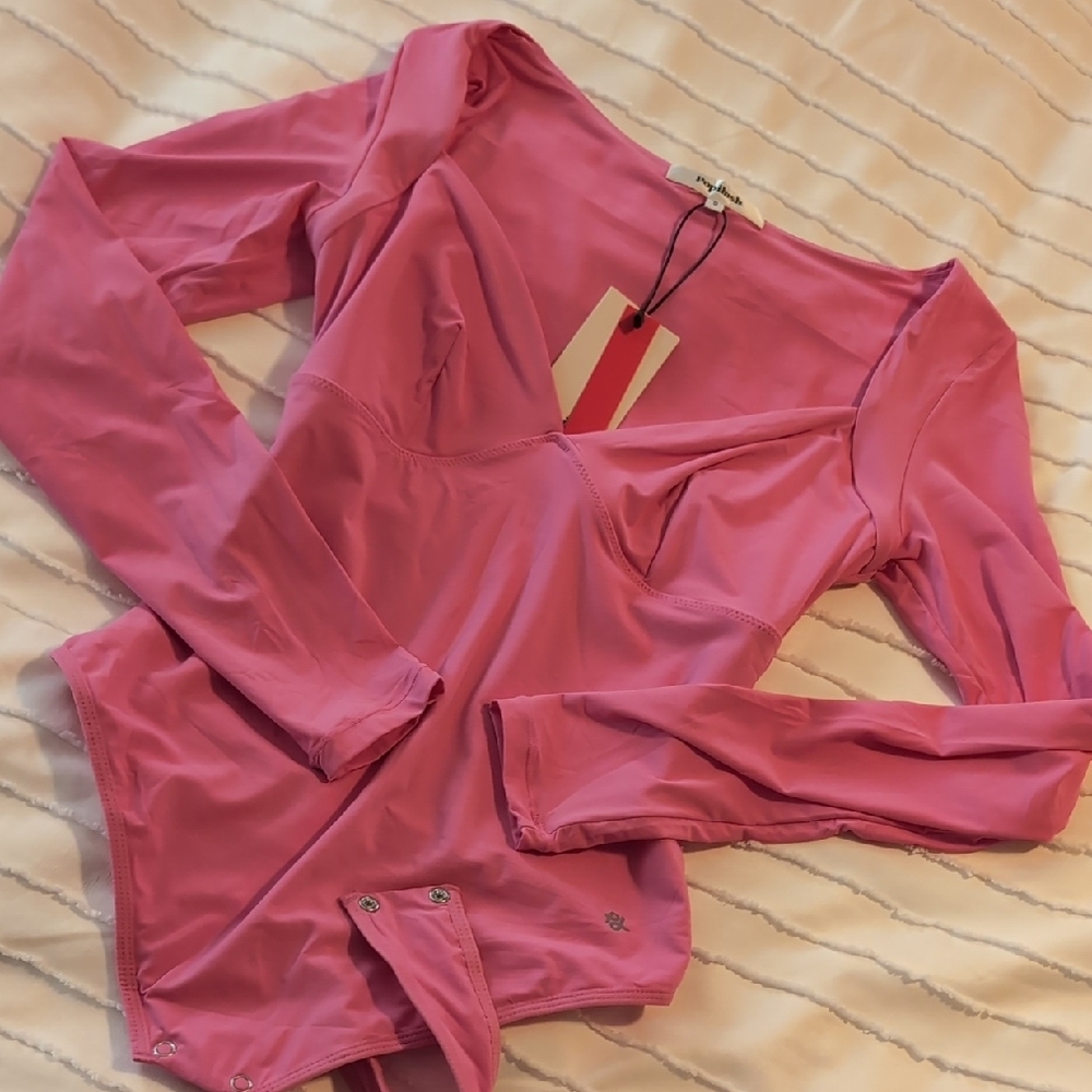 Pink Long Sleeve Bodysuit